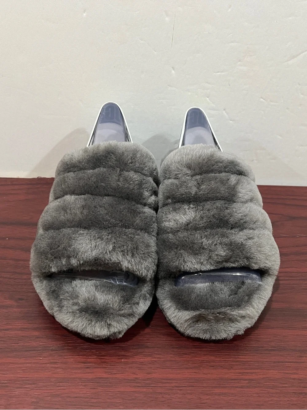 Ugg Fluff Yeah Slide, 1095119, Charcoal Grey